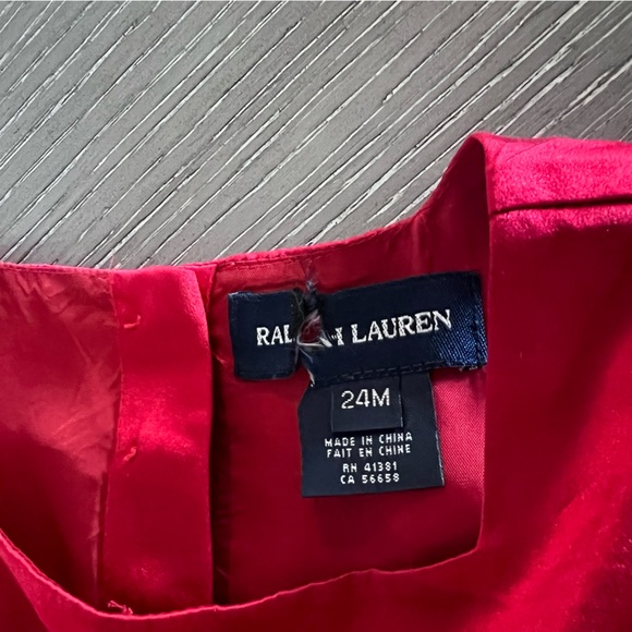 Ralph Lauren kids red sleeveless dress 24 mo - Picture 9 of 12